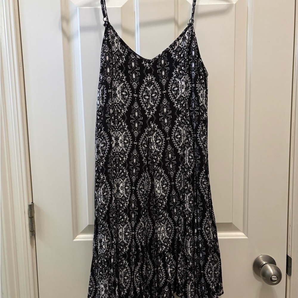 Lily Rose Black and White Mini Dress